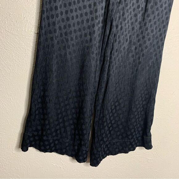 Madewell Drapey Jacquard Huston Pull On Crop Pants polka dot black - Picture 7 of 14